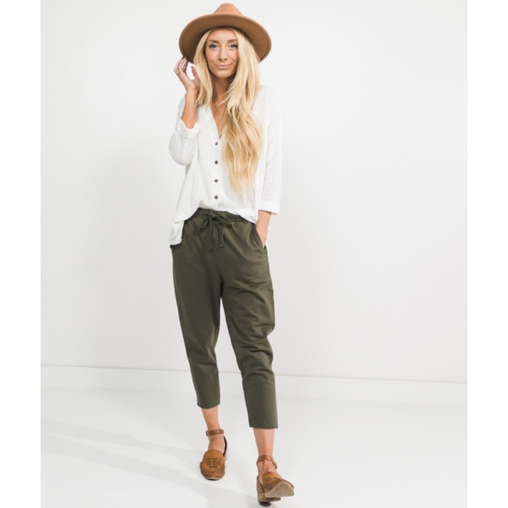 Karly button down top